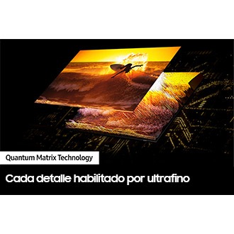 El televisor Neo QLED QN85D con tecnología Quantum Matrix descubre grandes detalles tanto en las escenas más oscuras como en las más brillantes