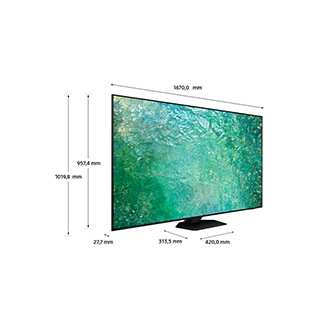 SAMSUNG QN75QN85CAFXZA Smart TV 4K Neo QLED de 75 pulgadas con Dolby Atmos  con cobertura adicional de 1 año (2023)