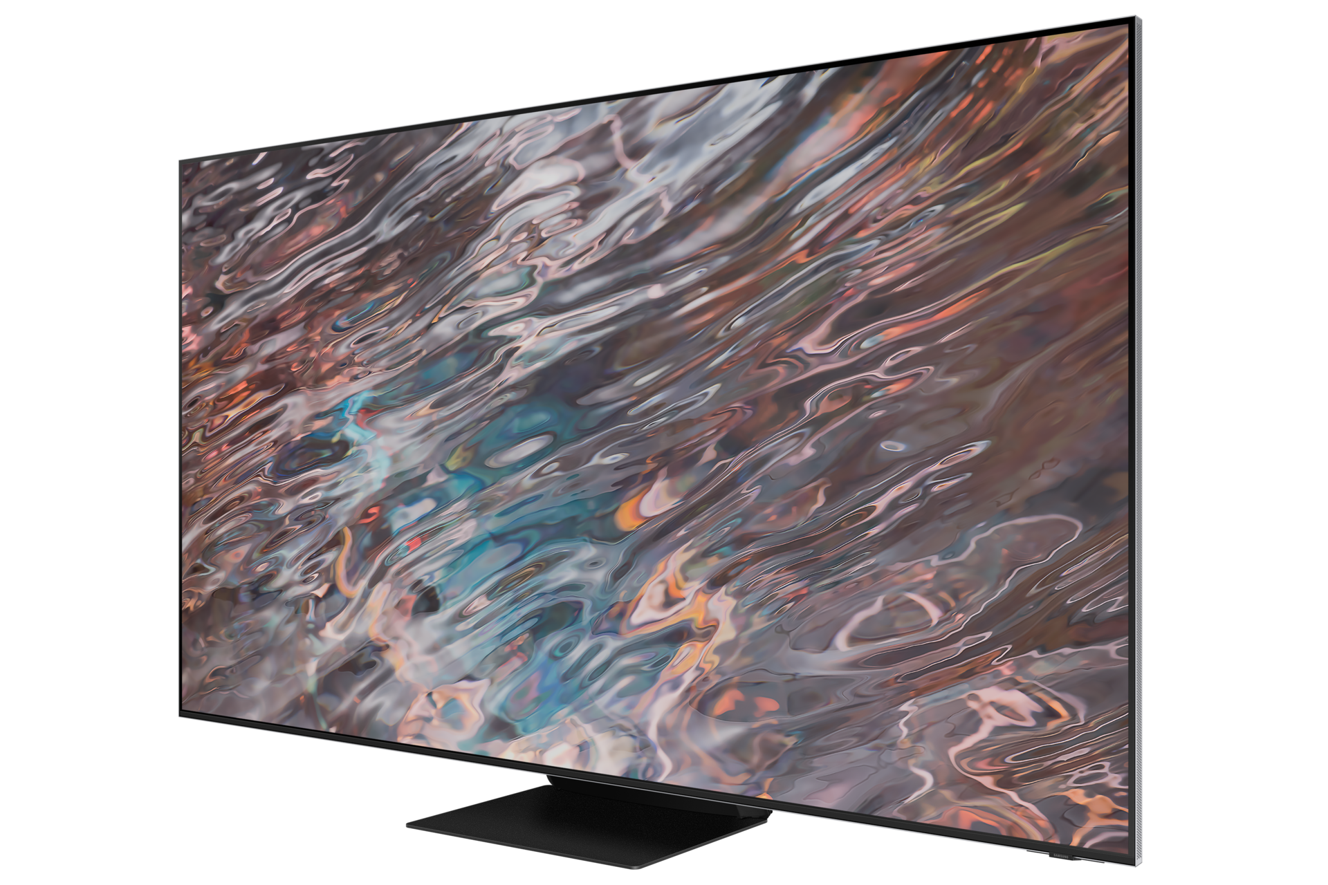 Samsung 85" QN800A Neo QLED 8K Smart TV (2021) - Diseño frontal semiperfilado derecho