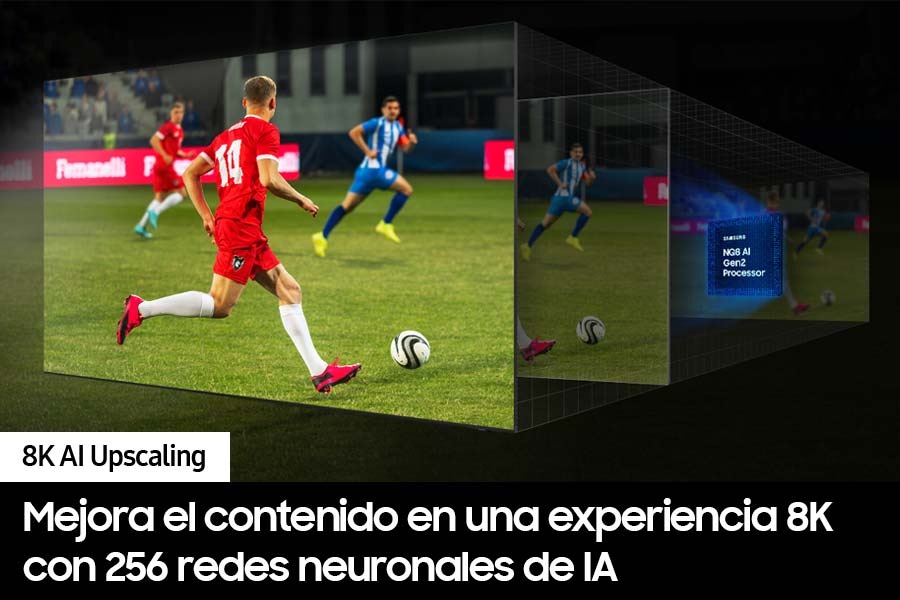 [Él pr~ócés~ádór~ Sáms~úñg Ñ~Q8 ÁÍ G~éñ2 fú~ñcíó~ñá dé~trás d~é ésc~éñá p~árá ó~ptím~ízár~ lós d~étál~lés d~é úñ p~ártí~dó dé~ fútbó~l cóñ~ gráñ~ clár~ídád~.]