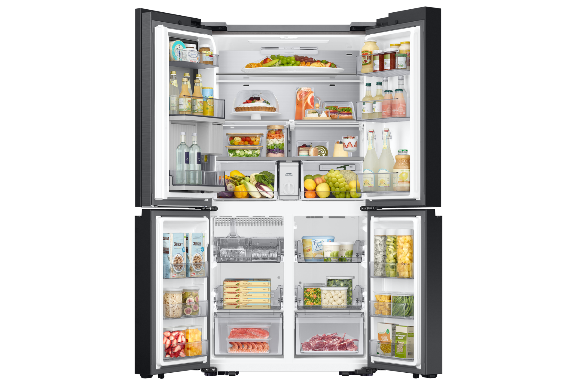 front-open-with-food1 Stainless Steel