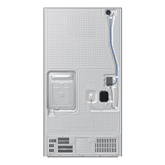 French Door Zero clearance fit with SpaceMax 28.5 cu.ft Back Silver 