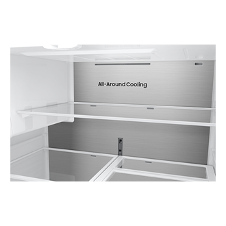 French Door Zero clearance fit with SpaceMax 28.5 cu.ft Duct Silver 