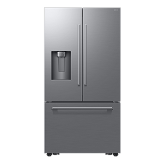 French Door Zero clearance fit with SpaceMax 28.5 cu.ft Front Silver 