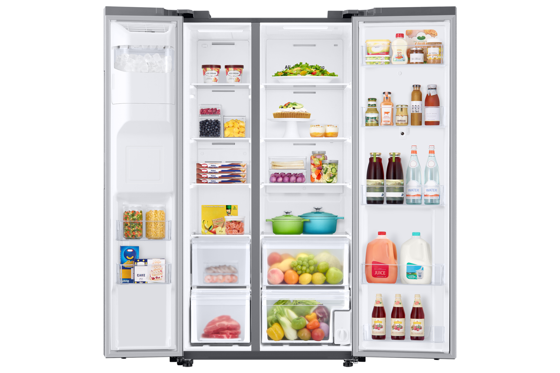 front-open-with-food1 Platinum Silver