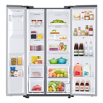 front-open-with-food1 Platinum Silver