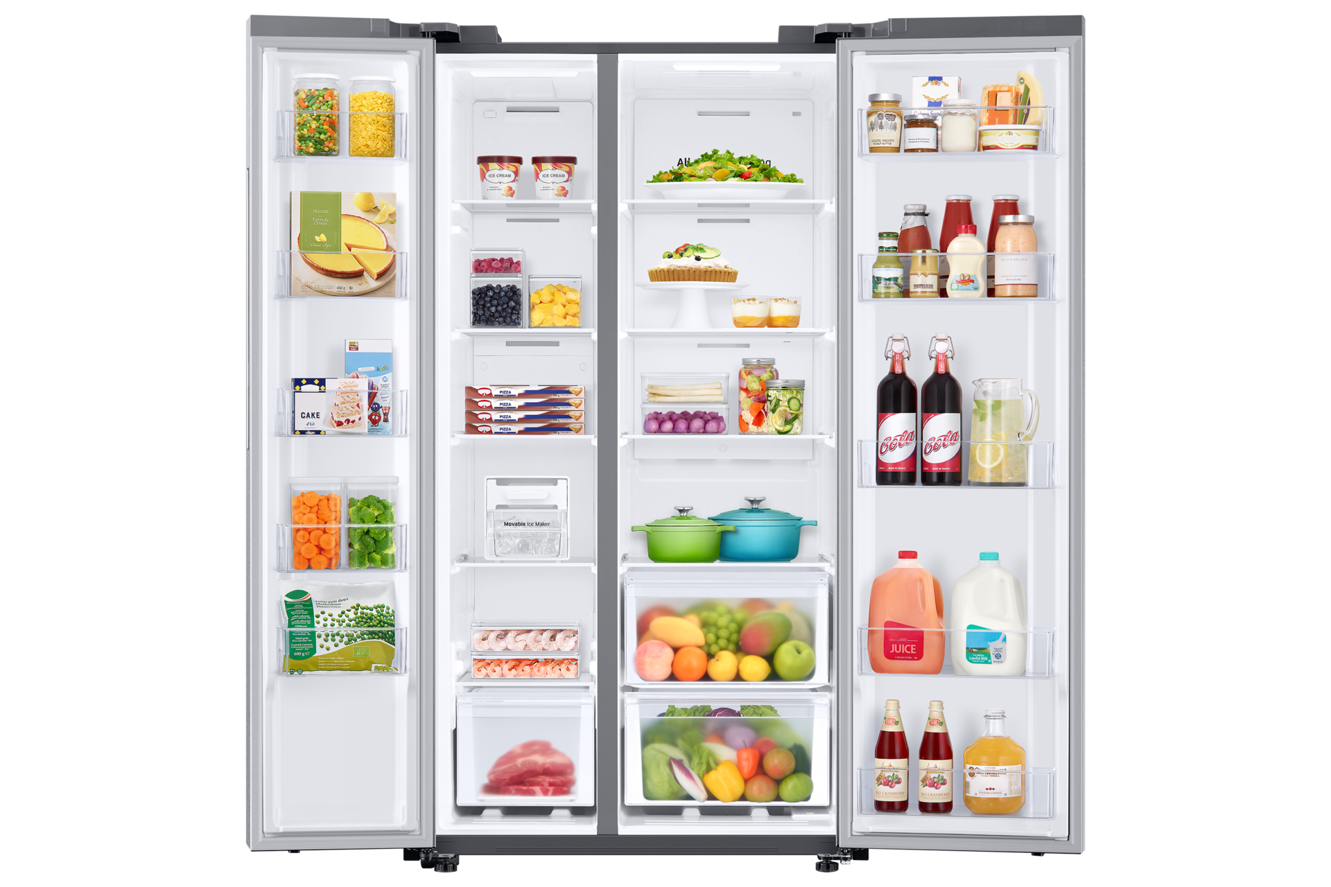 front-open-whith-food1 silver mirror