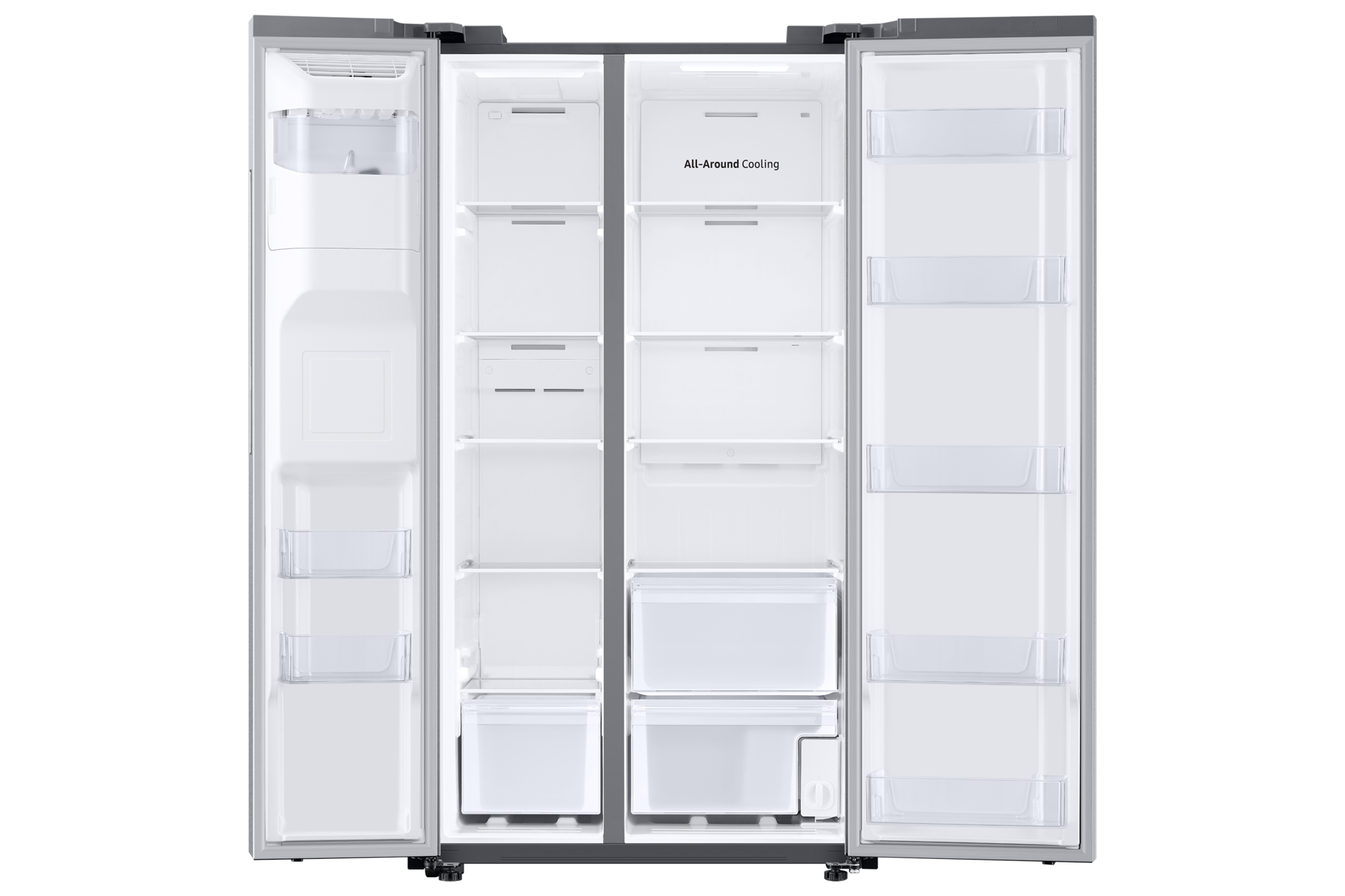 front-open-without-food Silver Mirror