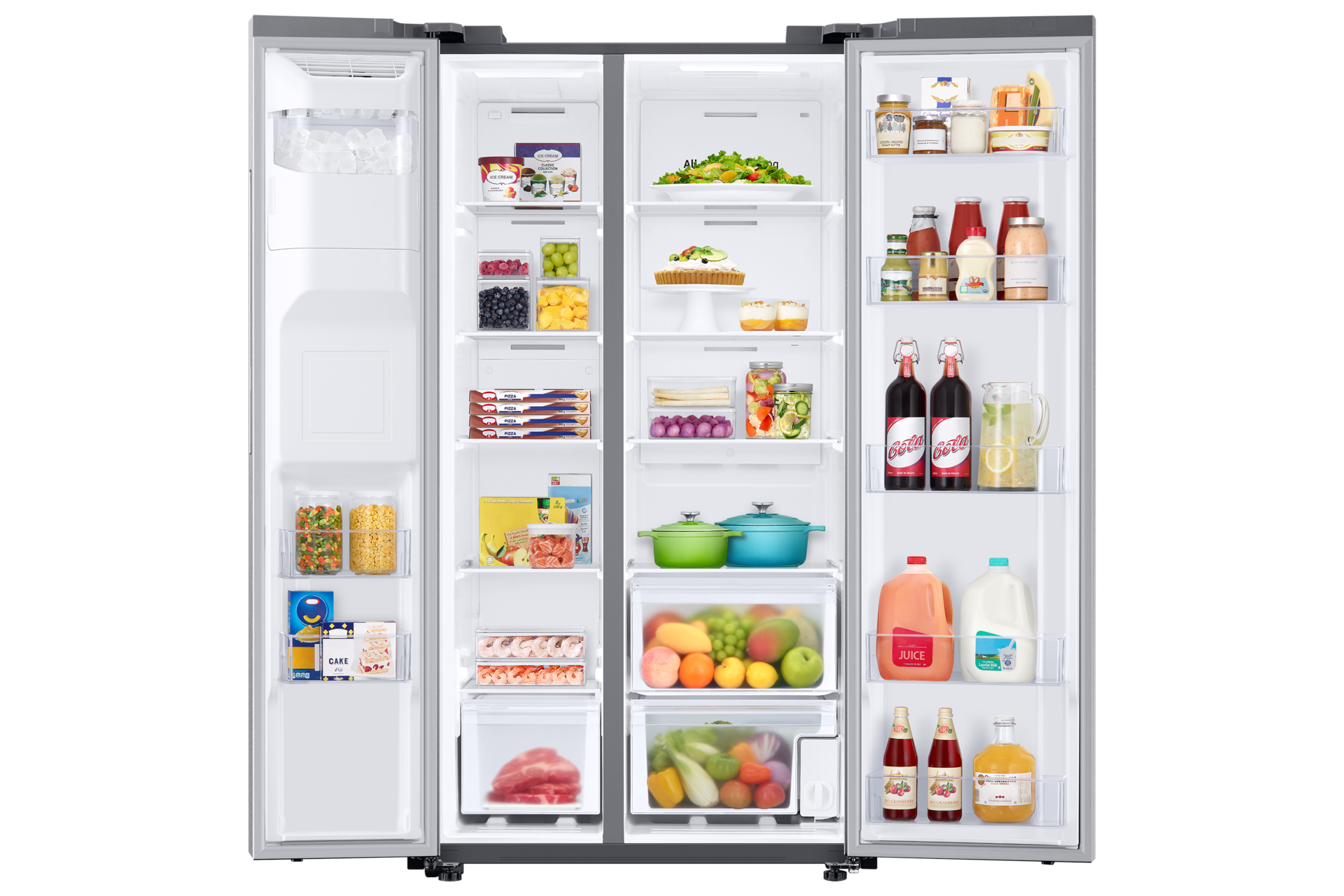 front-open-with-food1 Silver Mirror