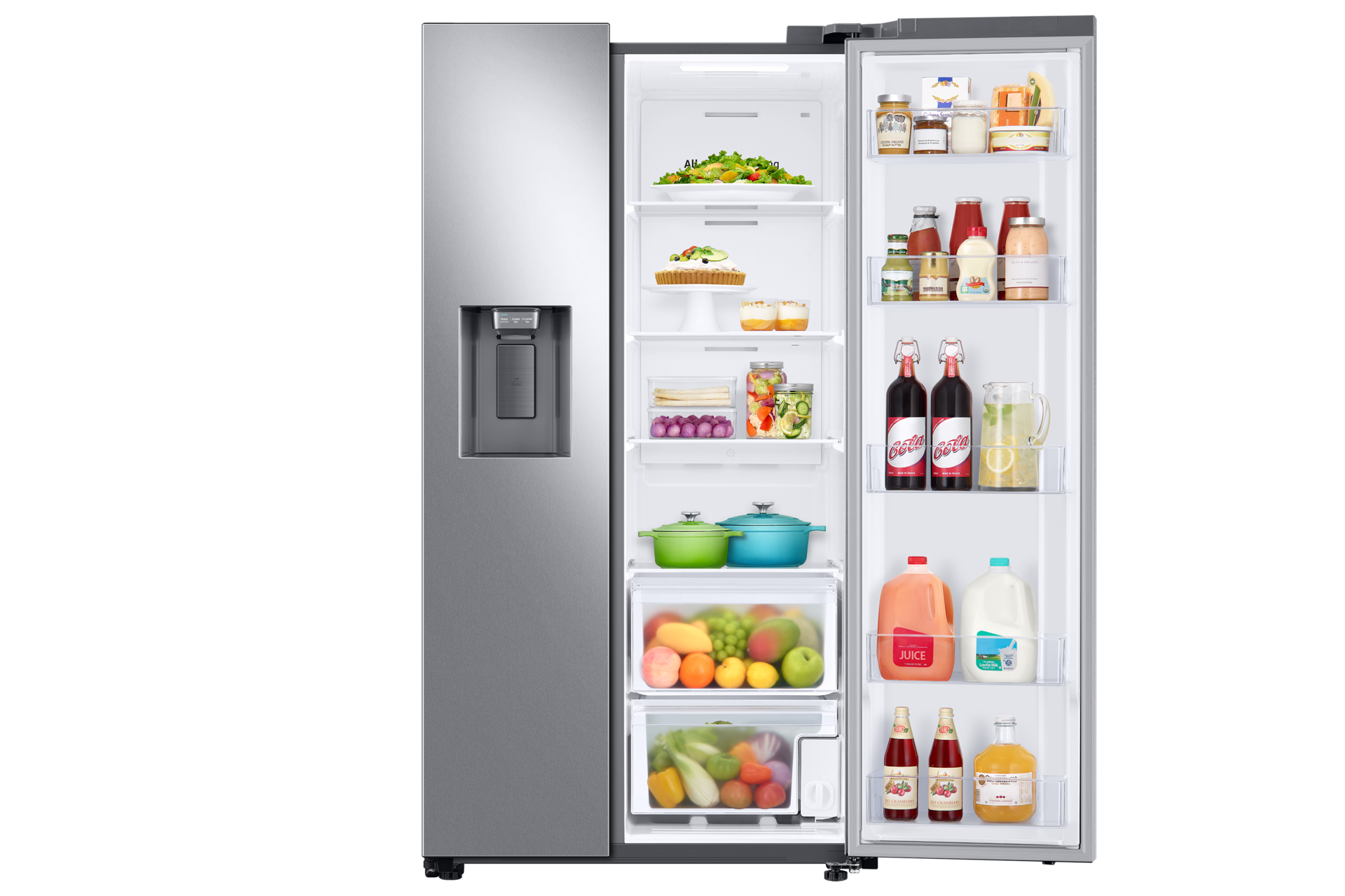 front-open-with-food2 Silver Mirror