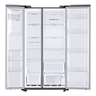 front-open-without-food Silver Mirror