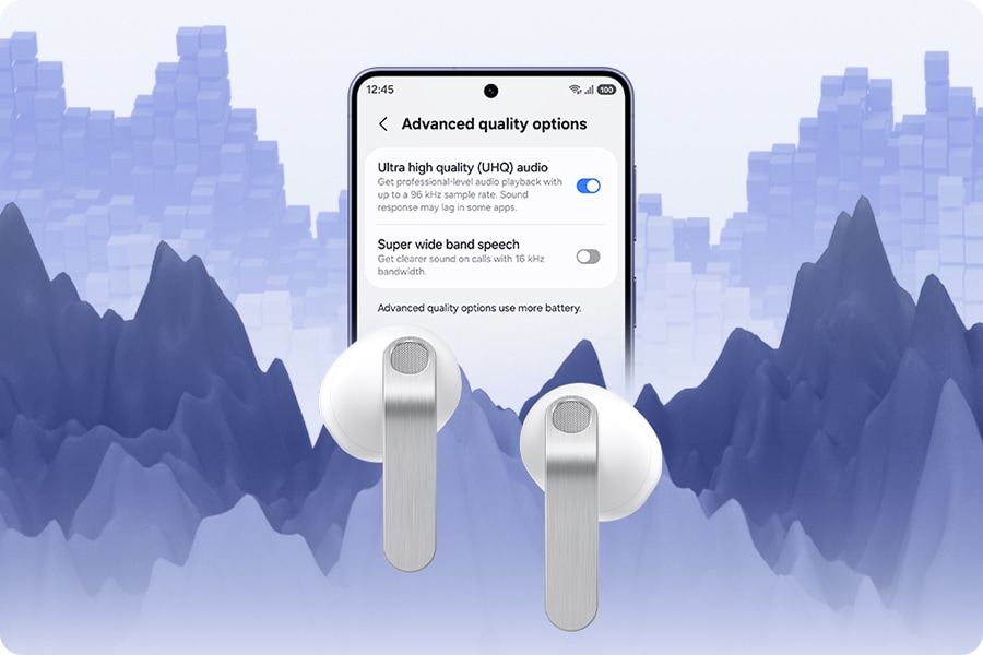 Detalle del audio de los Galaxy Buds4