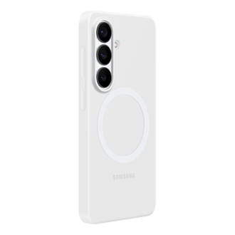 Galaxy S26 Silicone Magnet Case Dynamic White 