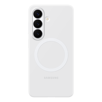 Galaxy S26 Silicone Magnet Case Front White 