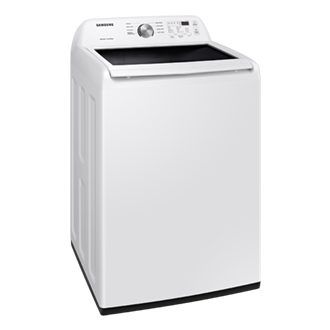 Lavadora Samsung de Carga superior WA3200T Blanca - Diseño semi-perfilado izquierdo