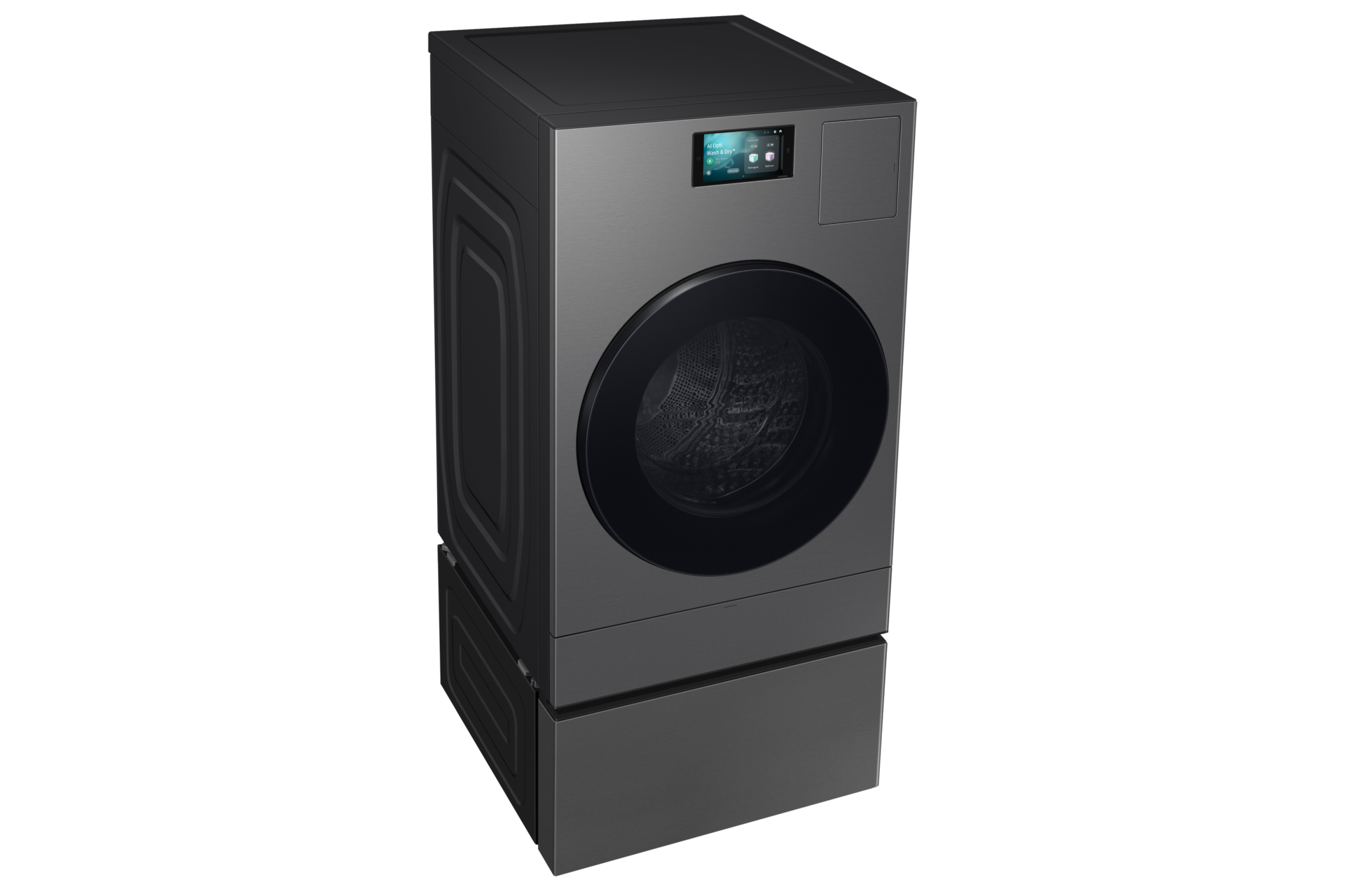 Bespoke AI Laundry Combo All in One Combo 5.3 cu. ft. + 5.3 cu. ft. R-Perspective-Pair Dark Gray 