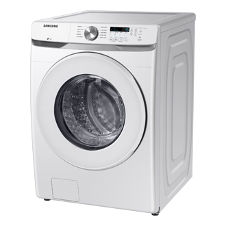 Lavadora Samsung de Carga fontal WF6000T Blanca - Diseño semi-perfilado derecho