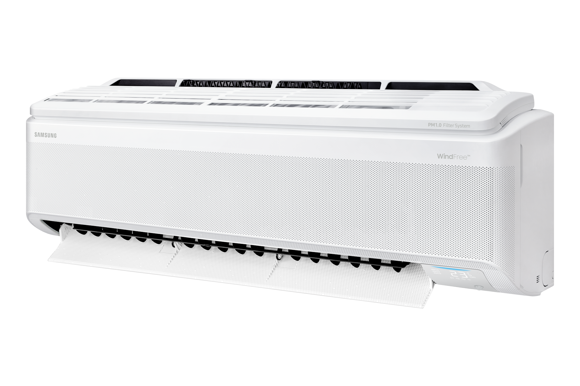 Bespoke AI WindFree RAC AI Energy Mode R-Perspective-Open White 