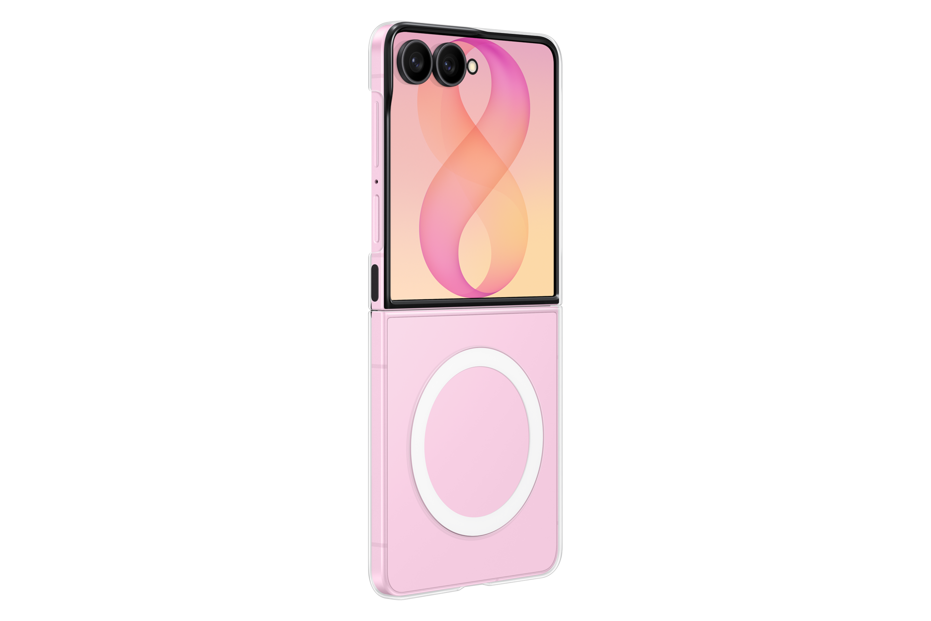Galaxy Z Flip8 Clear Magnet Case Dynamic Transparent 