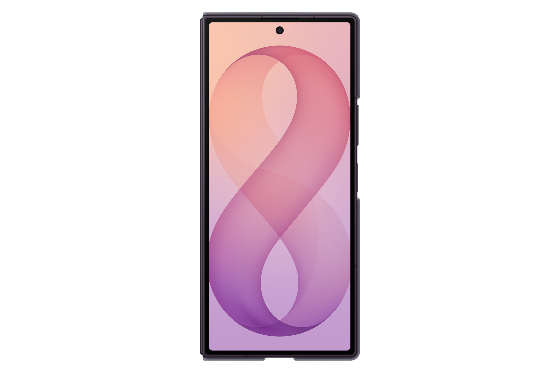 Galaxy Z Fold8 Ultra Silicone Magnet Case Front Violet Shadow 