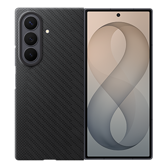 Galaxy Z Fold8 Ultra Carbon Magnet Case Front2 Black 