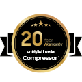 20 Year Warranty on the Compressor