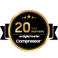 20 Year Warranty on the Compressor