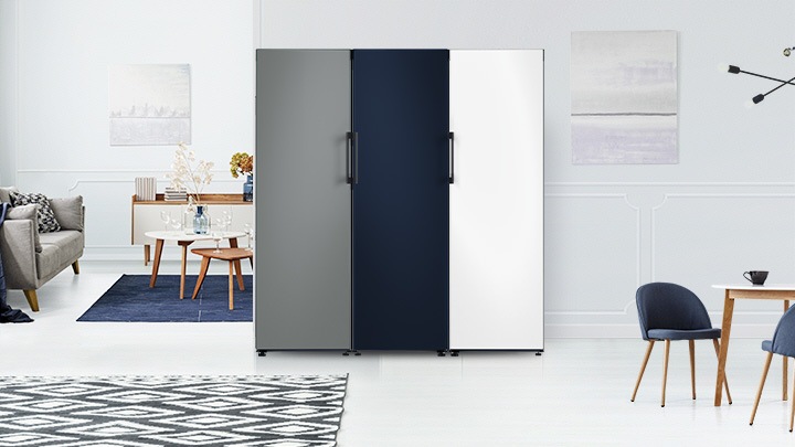RR7000M Tall One Door Freezer Refrigerator with BESPOKE | Samsung