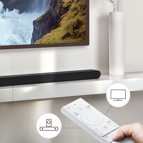 Control samsung sale soundbar with iphone