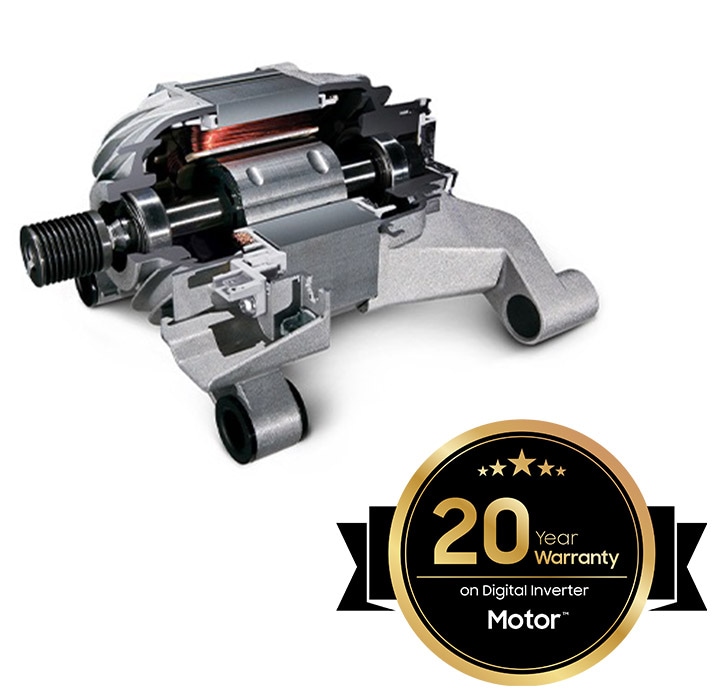 20-year warranty on the motor