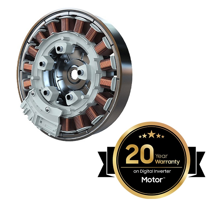 20-year warranty on the motor 