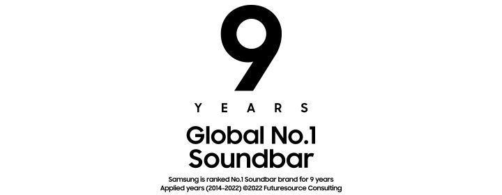 2023 global No.1 soundbar logo