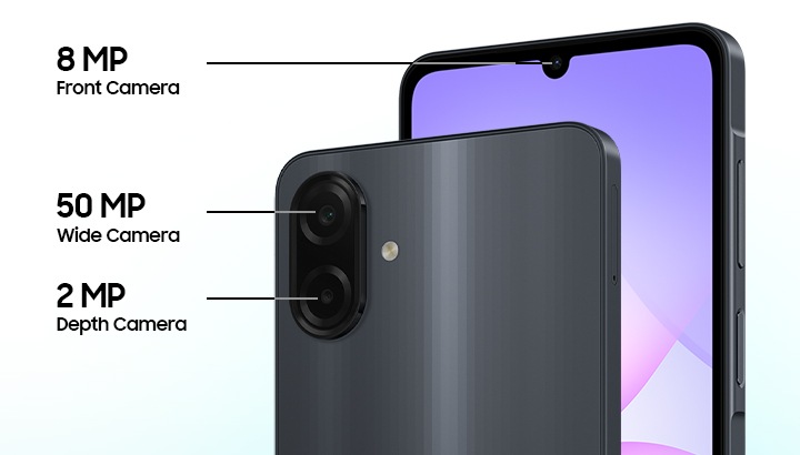 スマートフォン本体 Samsung Galaxy A07 4GB+64GB Light Violet Samsung Galaxy A07 , Android Smartphone, 64GB Storage, 4GB RAM