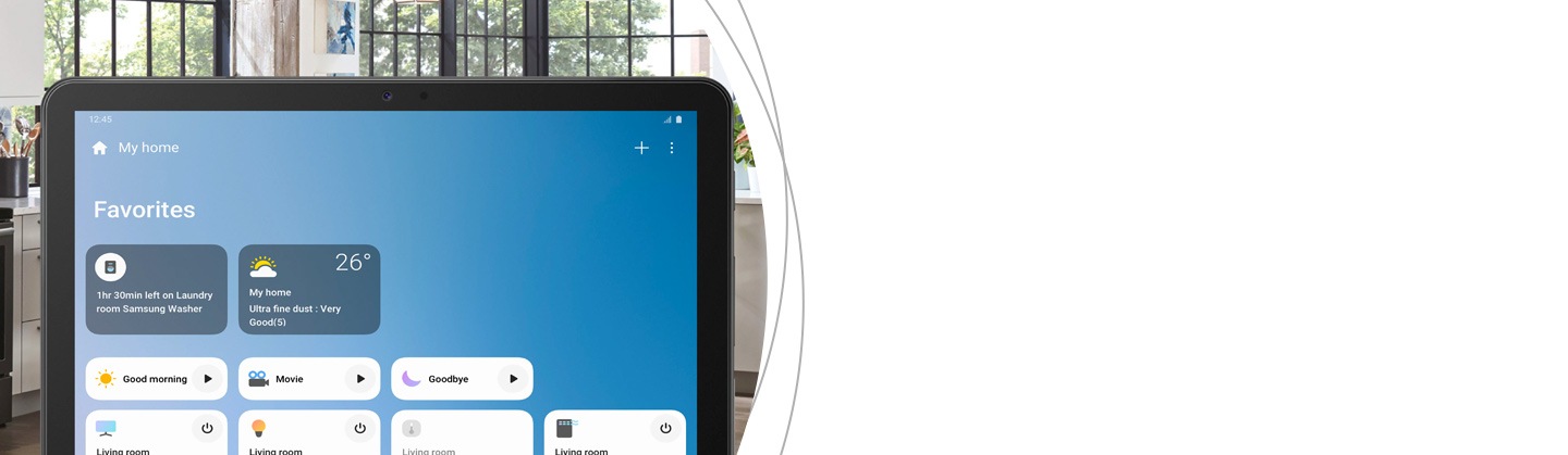 Transform your environment with SmartThings.