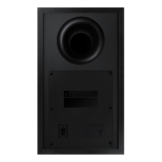 subwoofer-back Black