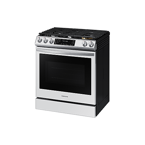 Samsung NE59J7630SS 30 Inch Freestanding Electric Range with 5.9 cu. ft.  True Convection Oven, 5 Smoothtop Elements, 6 Inch/9 Inch 3,300W Power  Burner, Storage Drawer, Steam Clean and Sabbath Mode: Stainless Steel