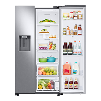 front-open-with-food2 Platinum Silver