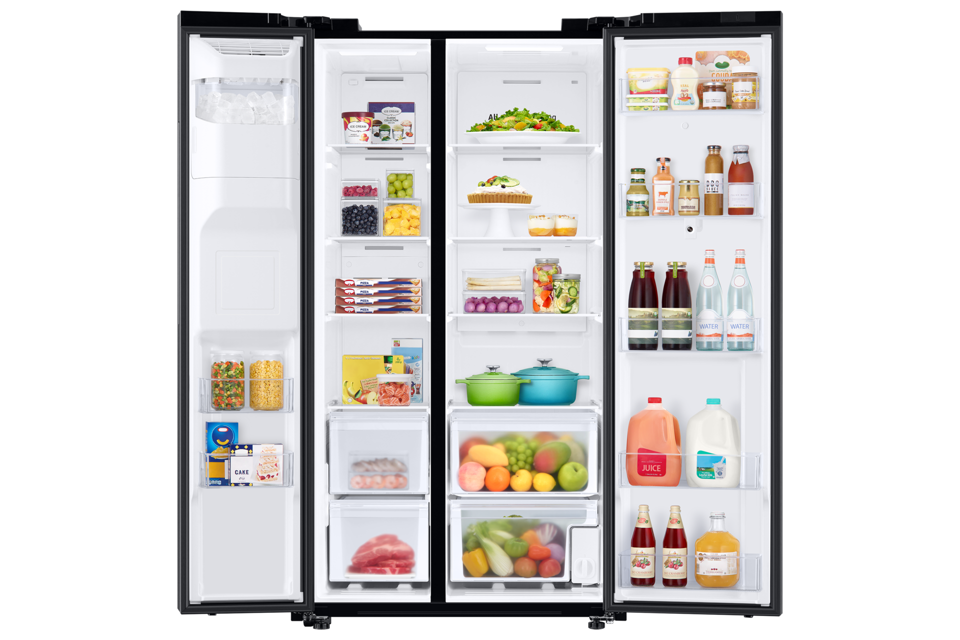 front-open-with-food1 ebony black