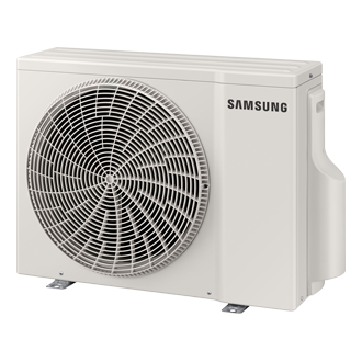 Bespoke AI WAll Mounted AC  Non-WindFree With Fast Cooling, Quick Remote R-Perspective1 White 