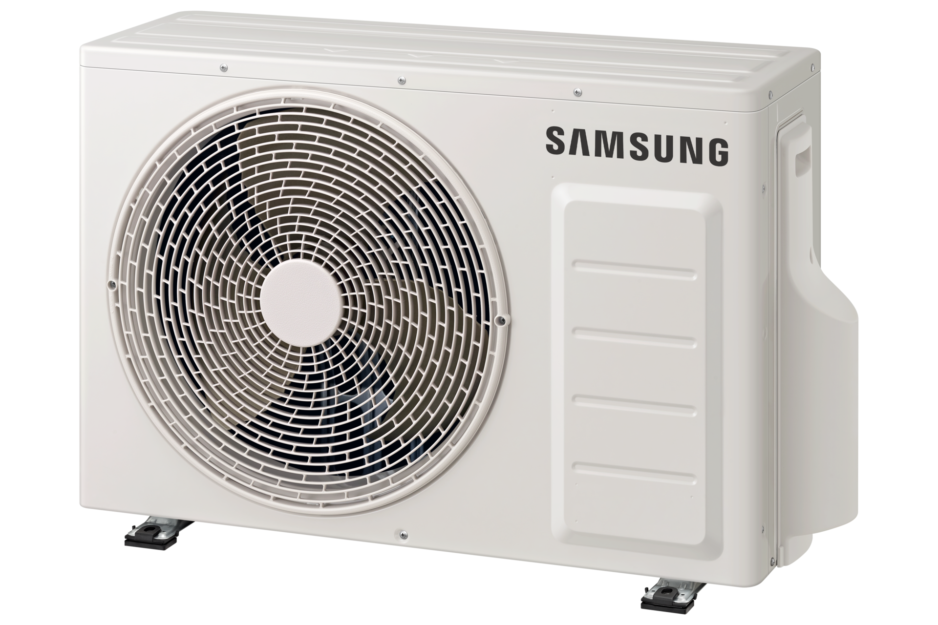 Bespoke AI WAll Mounted AC  Non-WindFree With Fast Cooling, Quick Remote R-Perspective1 White 