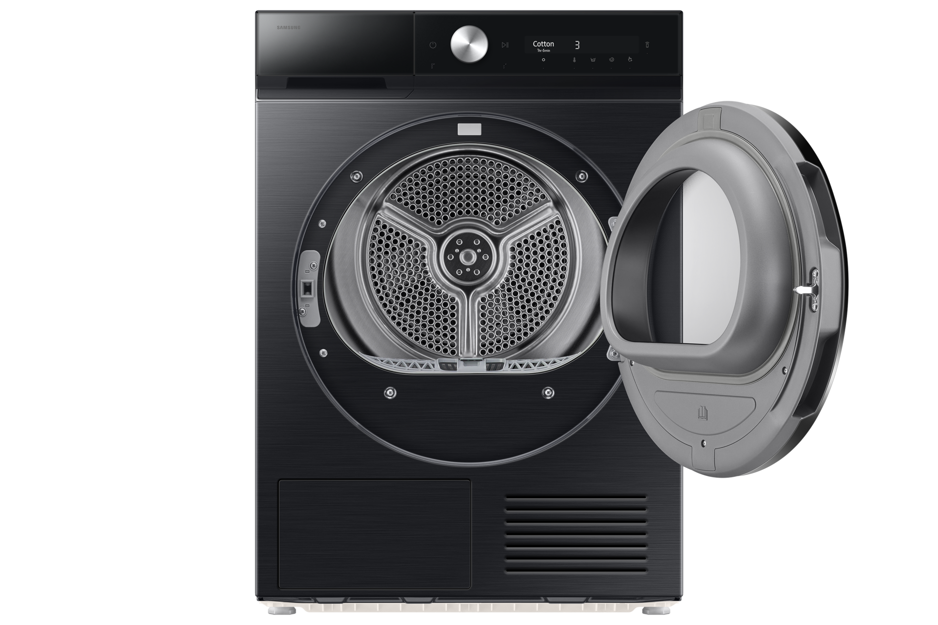 9kg DV7400B Dryers with A+++ Energy Efficiency and AI Dry Front-Open Black 