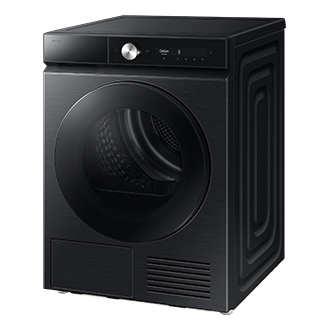 9kg DV7400B Dryers with A+++ Energy Efficiency and AI Dry R-Perspective Black 