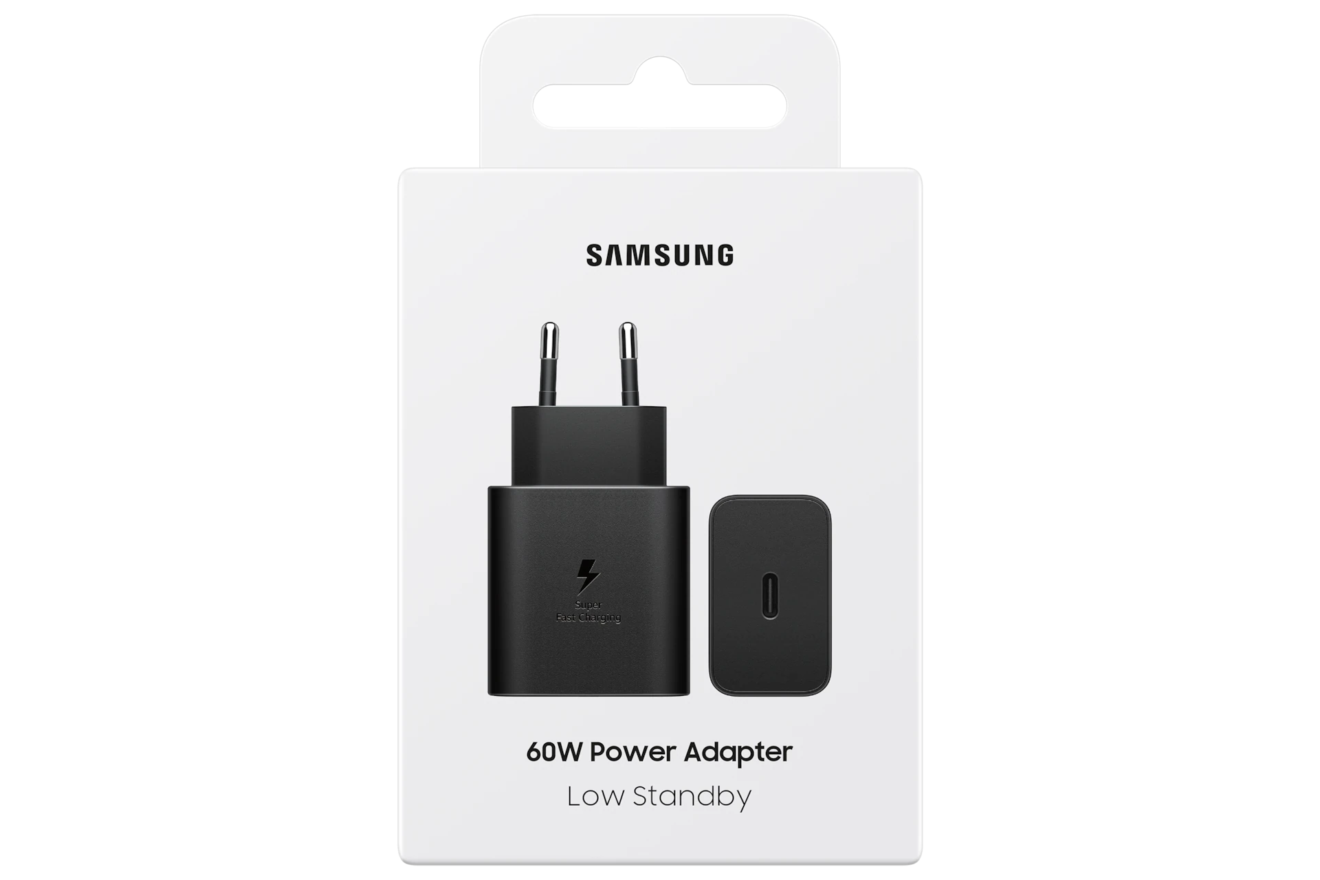60W Power Adapter (without cable) Black