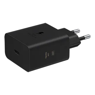 60W Power Adapter (Black) L-Perspective Black 