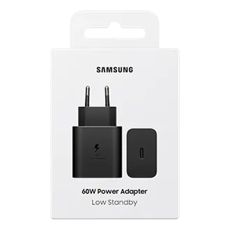 60W Power Adapter (without cable) Black