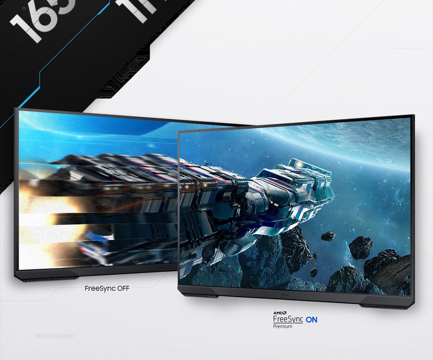 lb feature uninterrupted game flow 535054858?$FB TYPE K JPG$ - Samsung Odyssey G5 QHD 165Hz 1ms(MPRT) Curved Gaming Monitor
