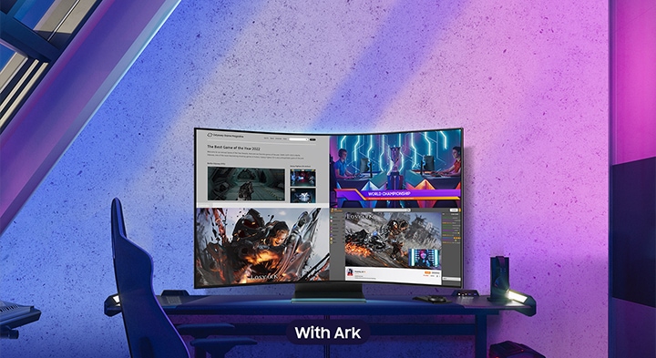 Samsung Odyssey ARK Gaming Monitor: 55-inches, 165Hz 4K MONSTER