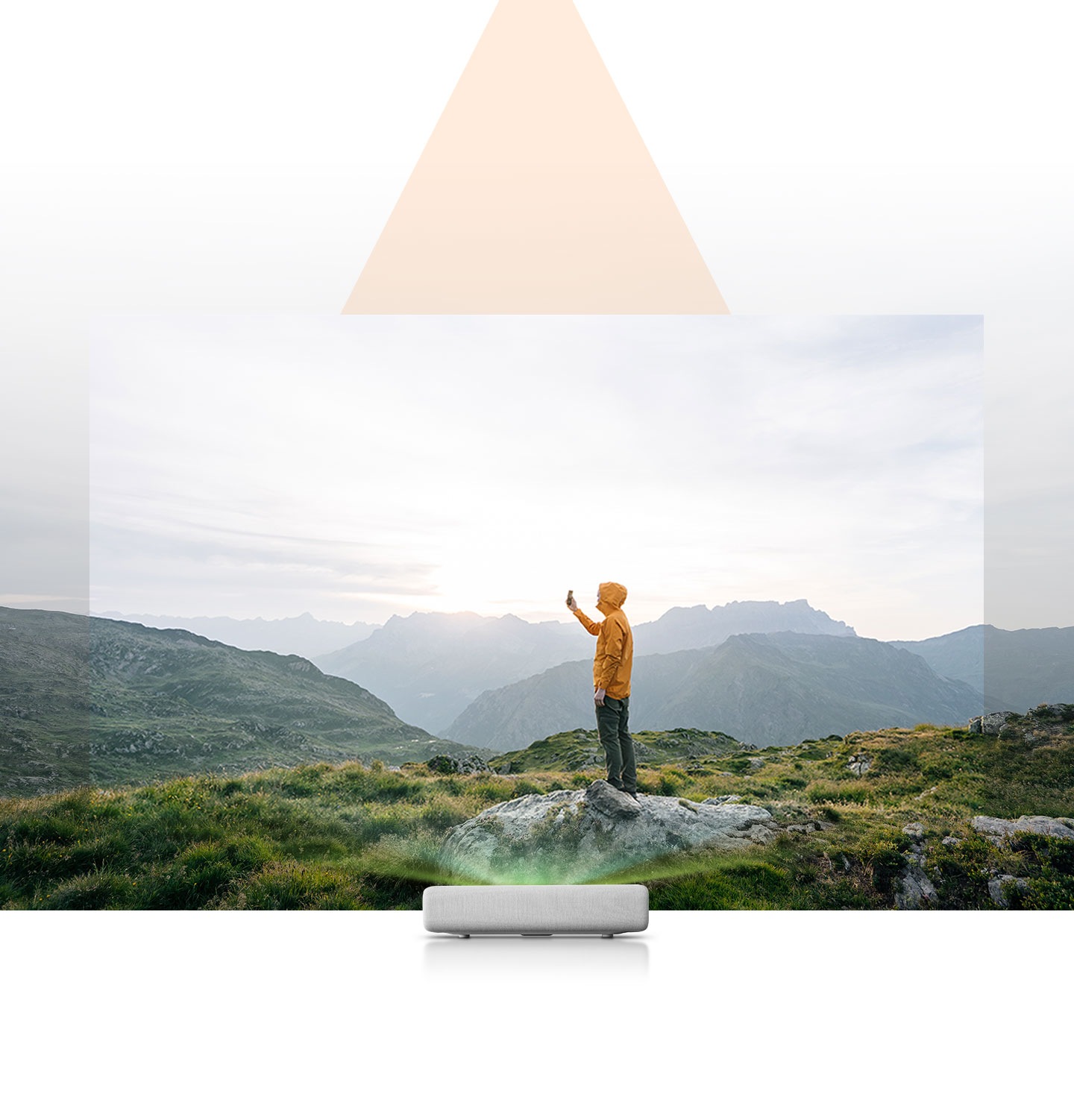 Big screen in 4K resolution