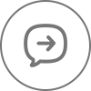 A one-way speech bubble icon representing Listening Mode. A Samsung Galaxy device with Interpreter open showing the French source text, immediately followed by the English interpretation. The English interpretation shows Hello everyone. on one line. The next line shows I'm Louis, your guide for today's tour. in written text.