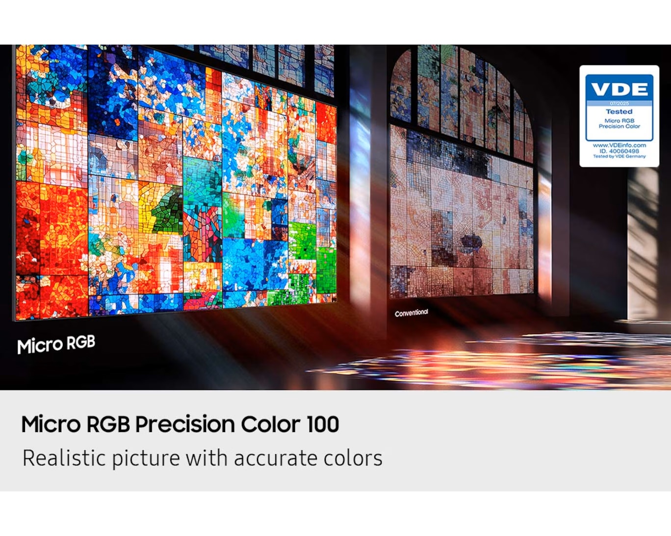 65" Micro RGB R85H 4K Samsung Vision AI Smart TV (2026) Titanium Black